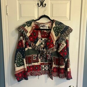 Bronco Billy's vintage tapestry cardigan